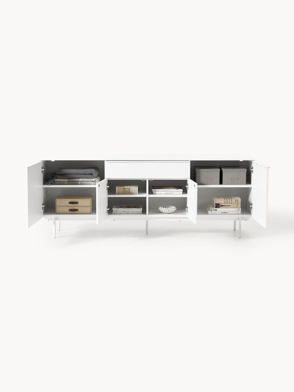 Elona Wooden Sideboard — Taupe