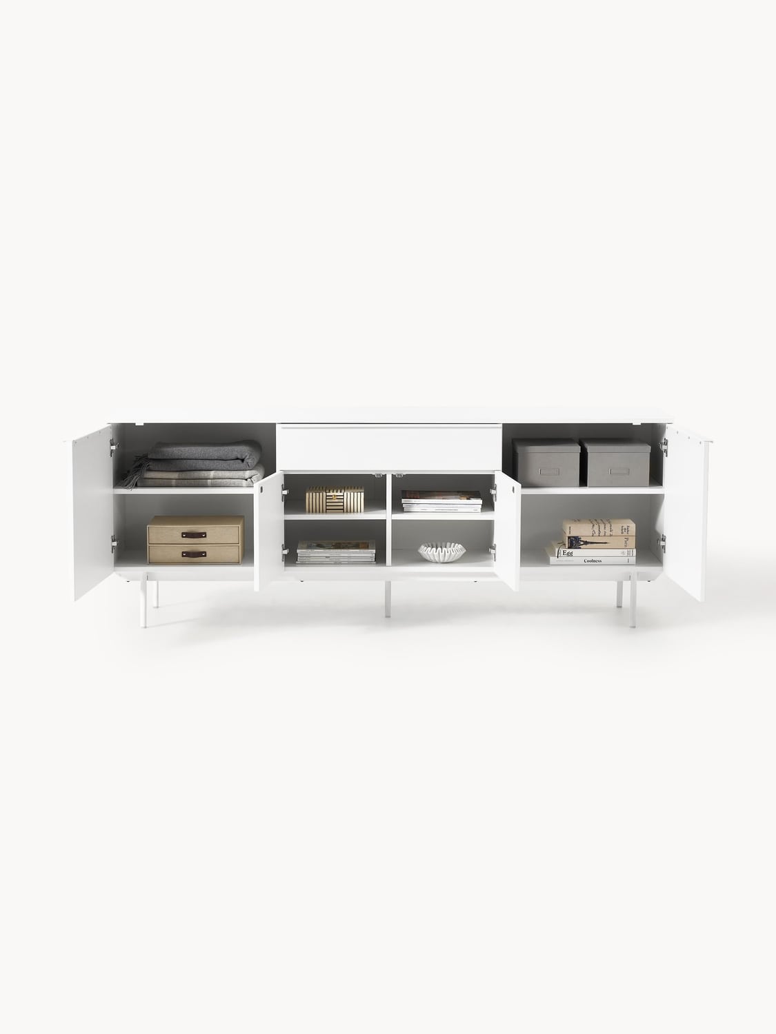Elona Wooden Sideboard — Taupe