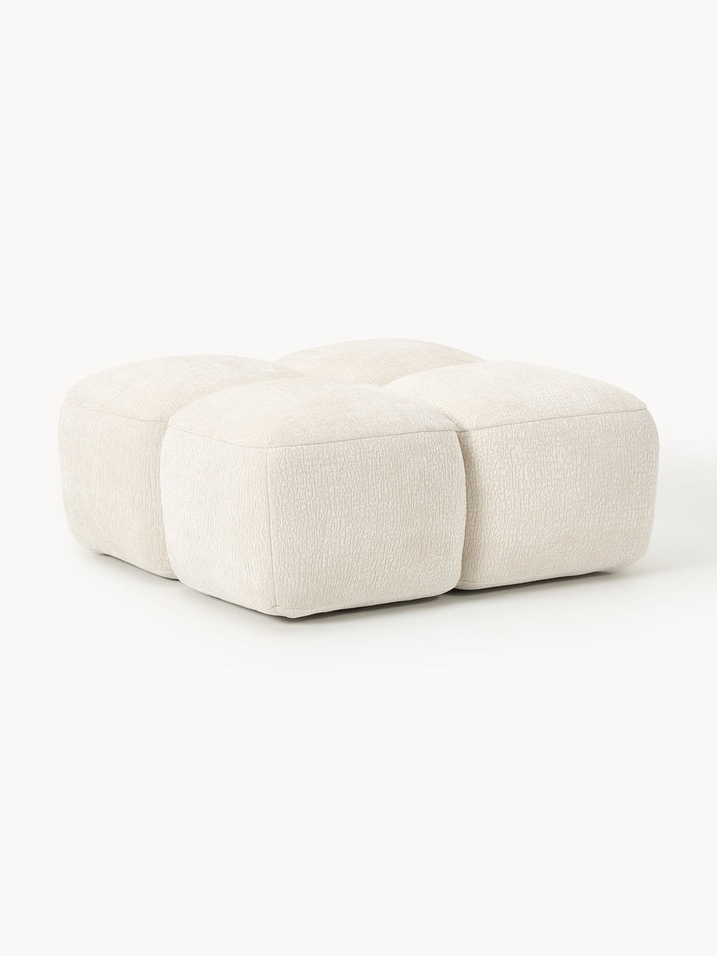 Tayla Sofa Ottoman — Off-White