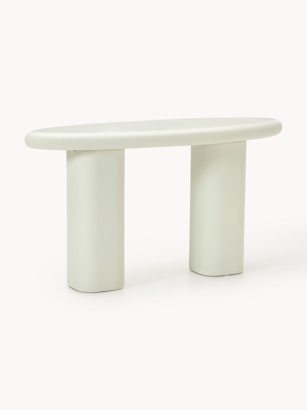 Anaya Indoor & Outdoor Console Table — Off-White
