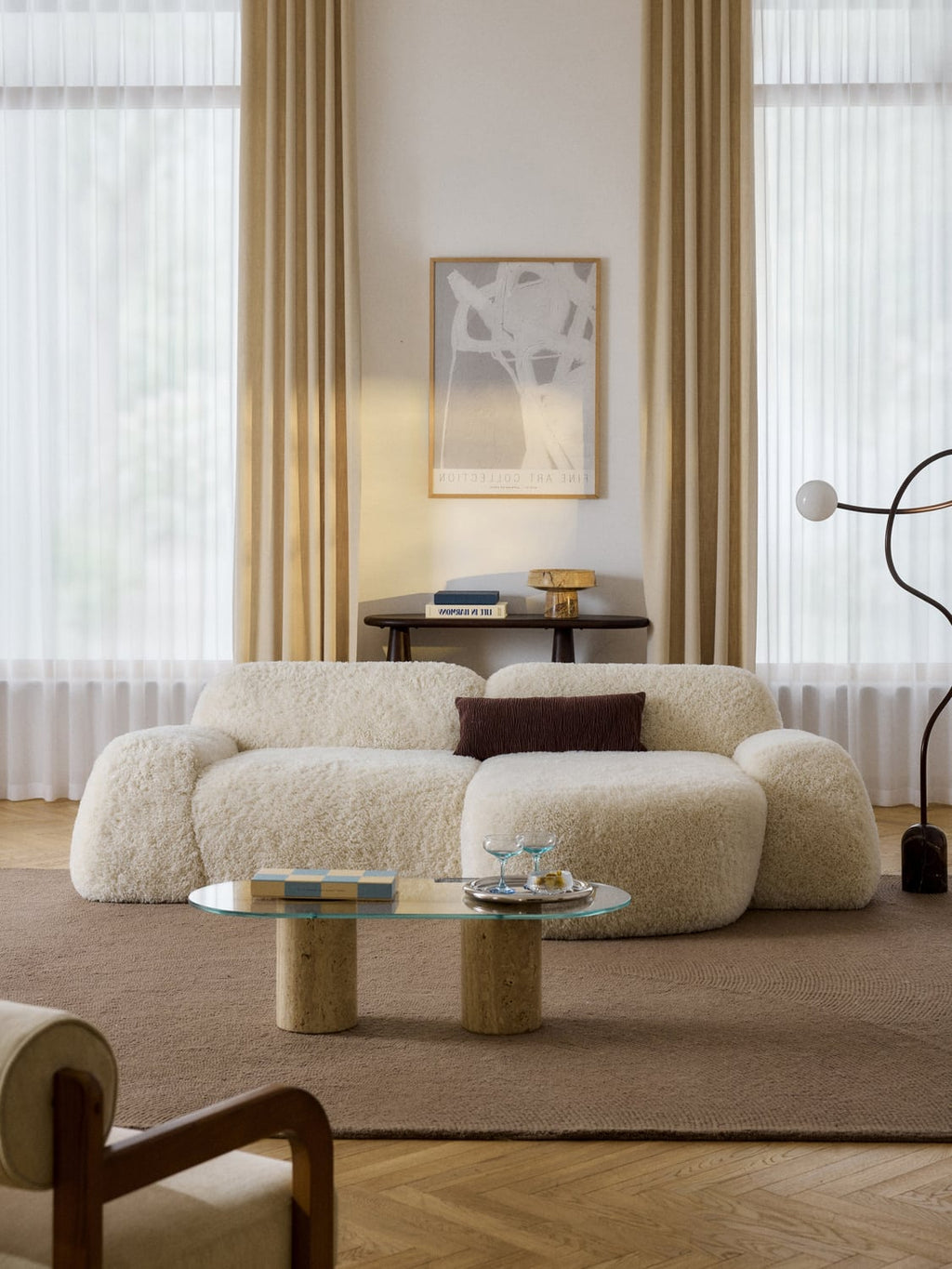 Wolke Modular Teddy-Corner Sofa (3-seater)