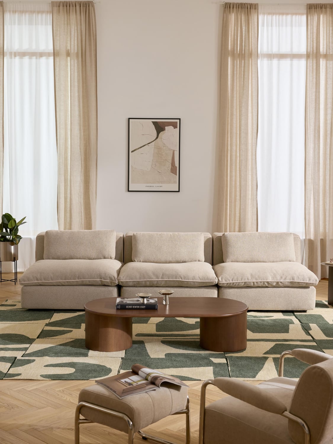 Felix Modular Sofa (3-seater) — Sage