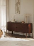Calary Sideboard with Fluted Front — Brown
