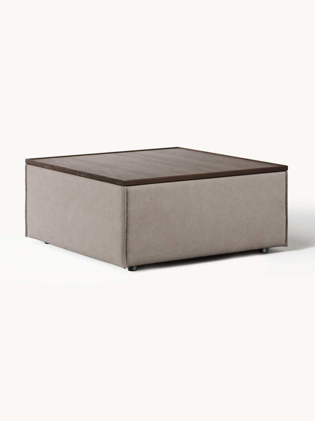 Lennon Sofa Ottoman with Storage — Mushroom