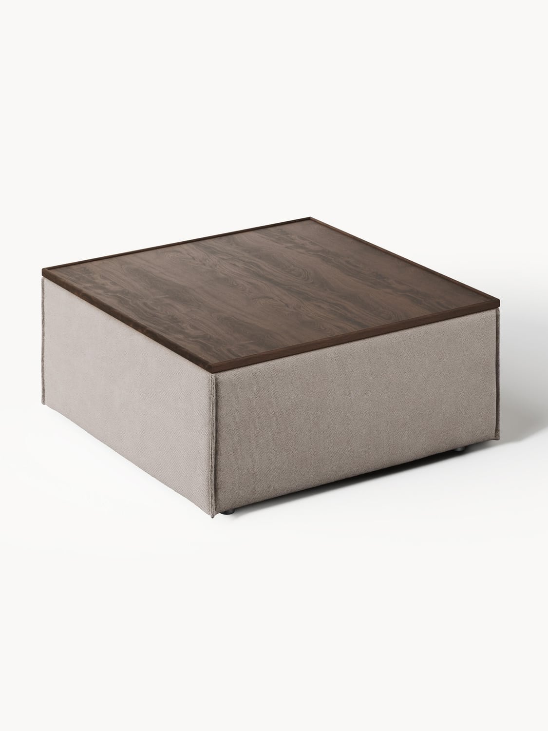 Lennon Sofa Ottoman with Storage — Mushroom