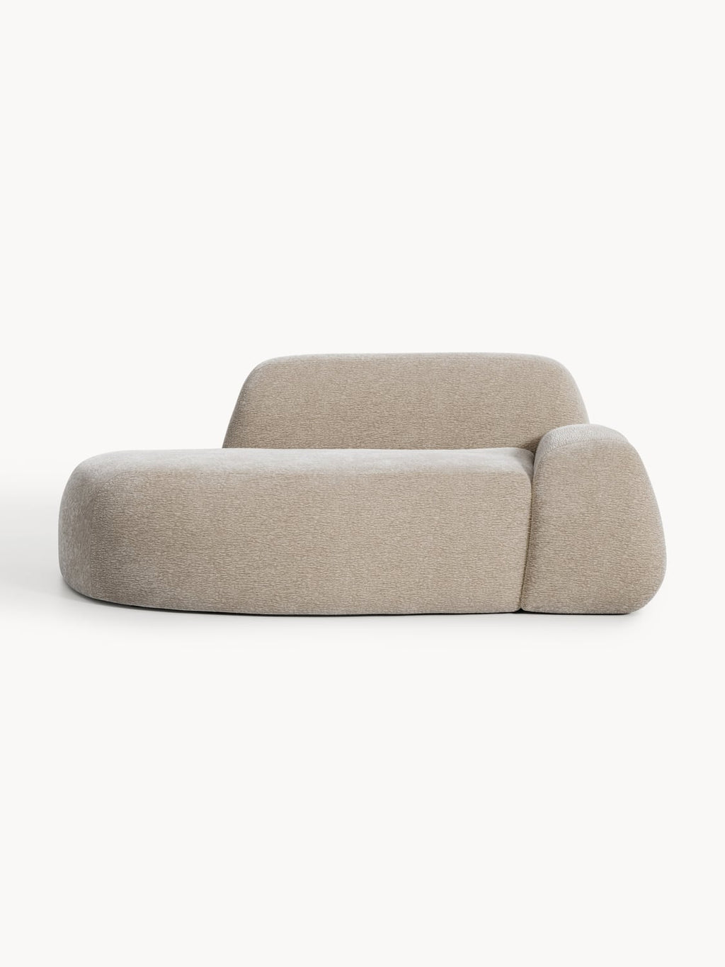 Wolke Sofa (2-seater) with Chaise Longue — Oatmeal