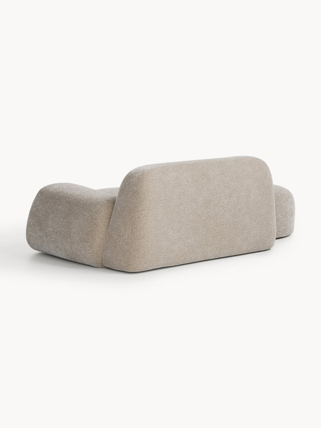 Wolke Sofa (2-seater) with Chaise Longue — Oatmeal
