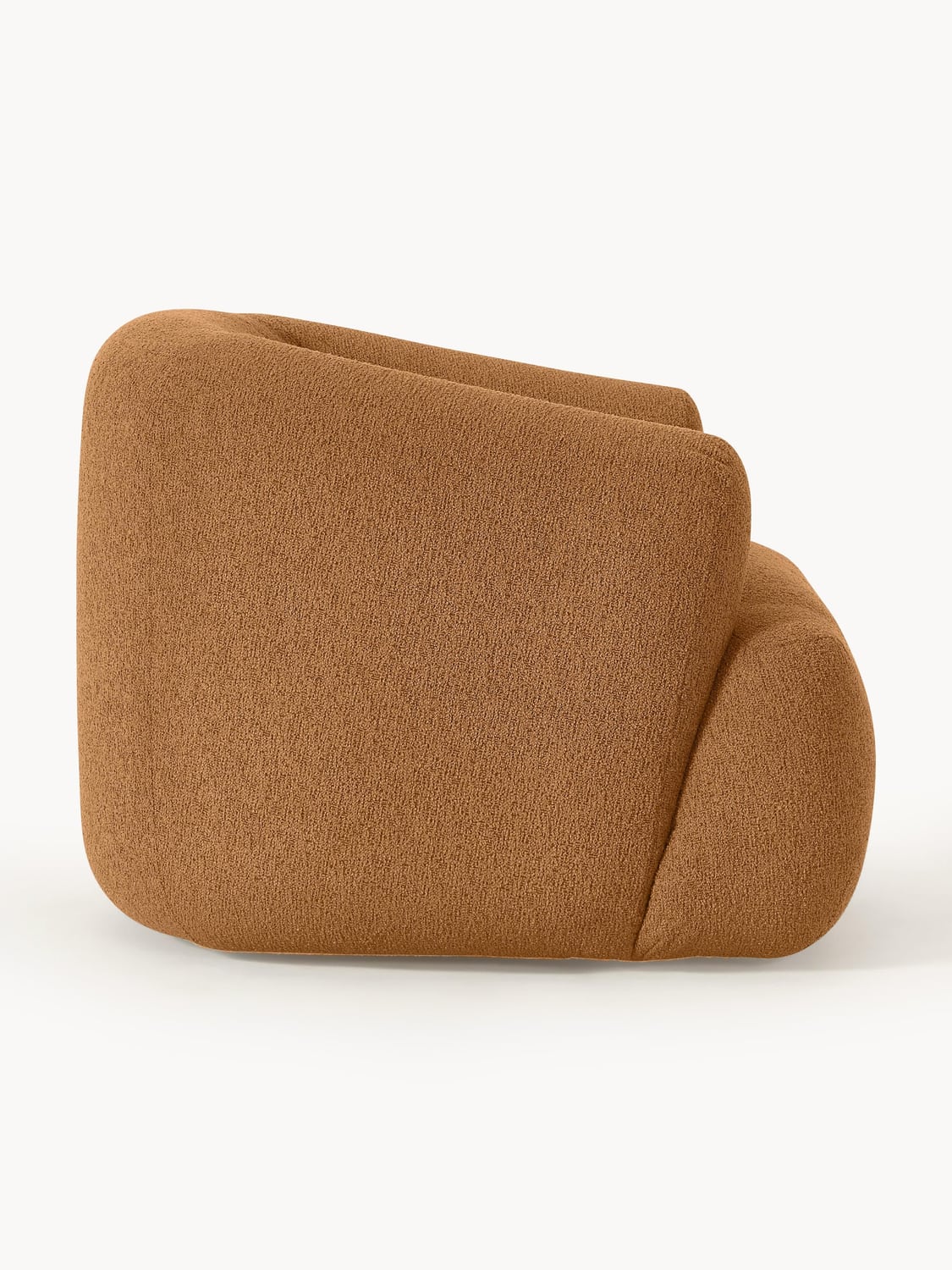 Sofia Bouclé Armchair — Cognac