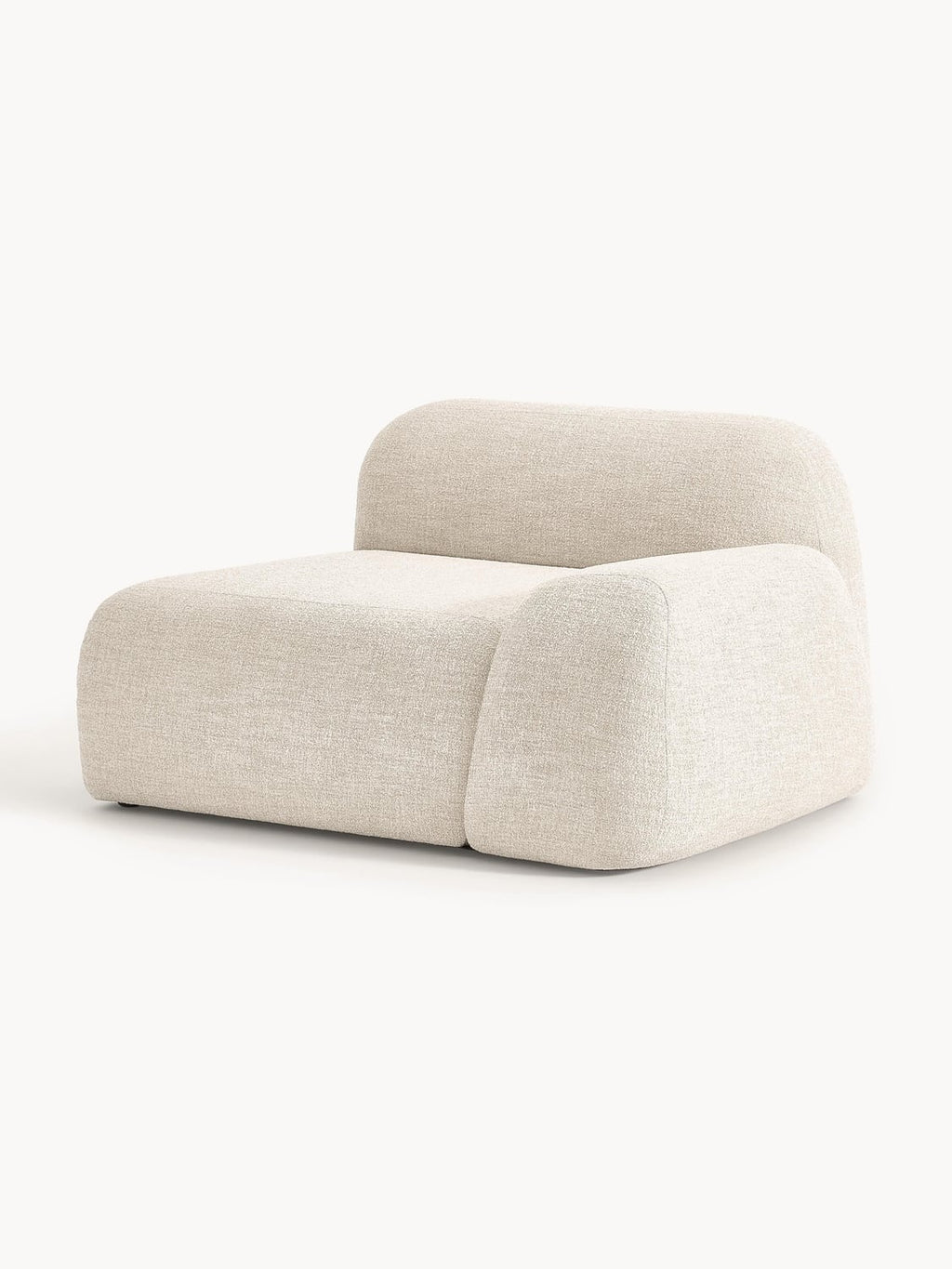 Wolke Bouclé Corner Module — Light Grey