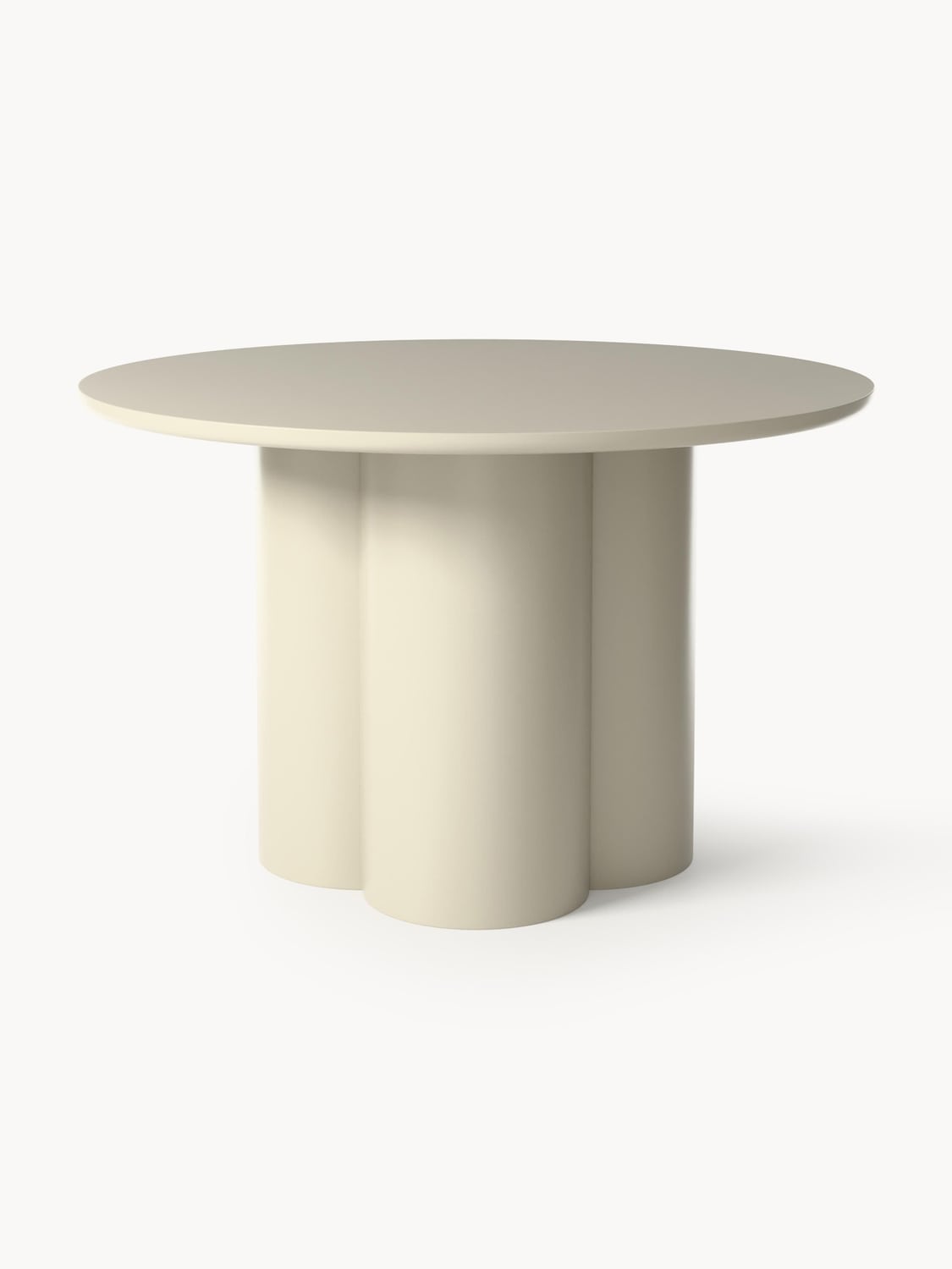 Keva Round Dining Table, Ø 120 cm — Oatmeal