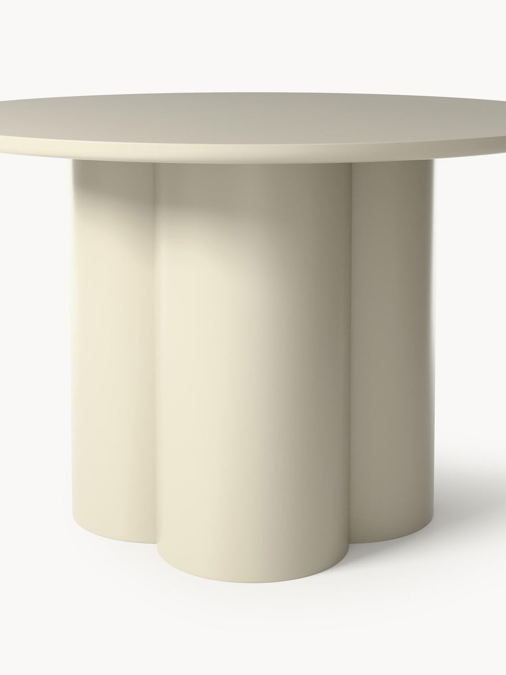 Keva Round Dining Table, Ø 120 cm — Oatmeal