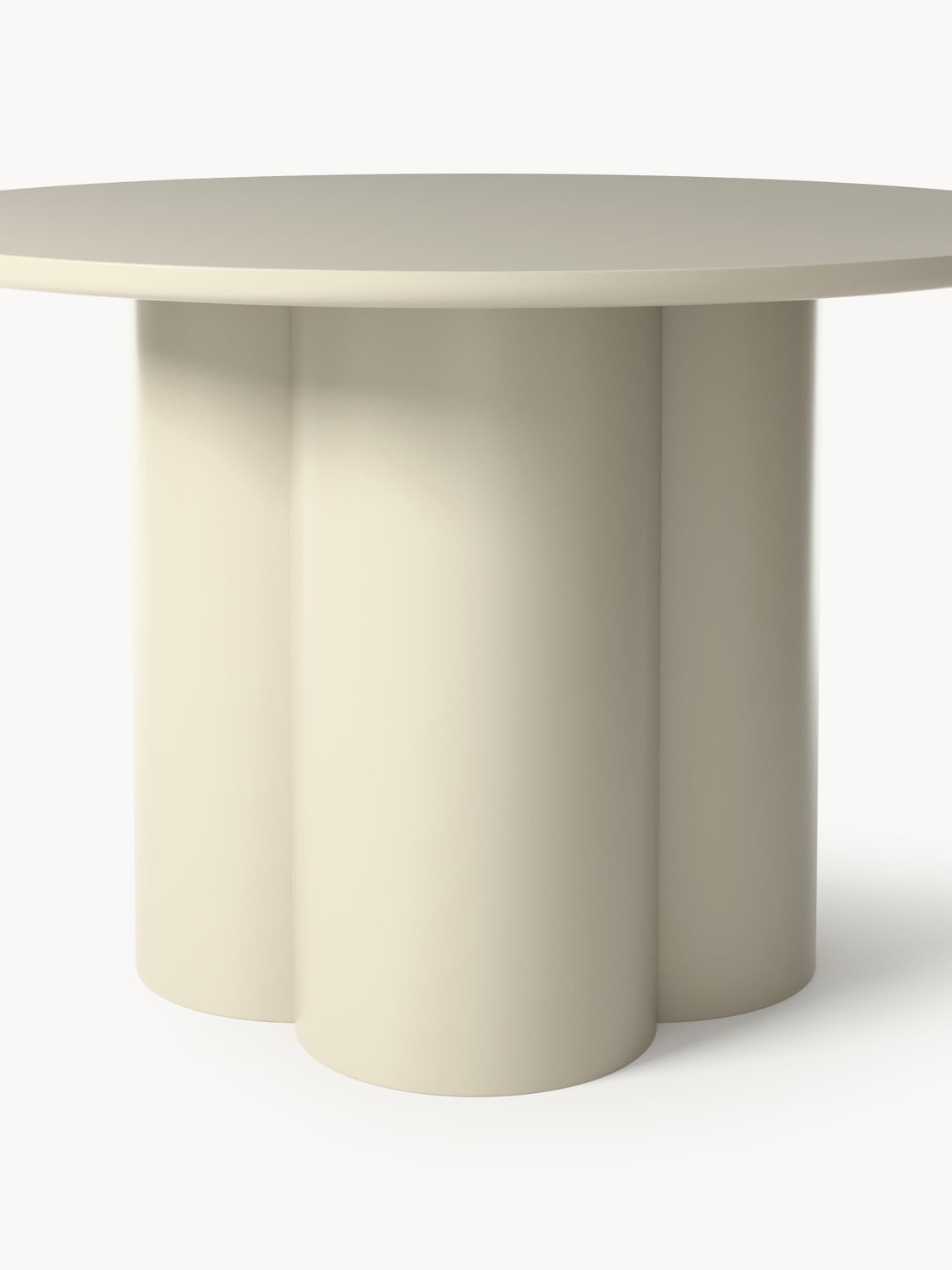 Keva Round Dining Table, Ø 120 cm — Oatmeal