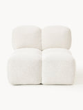 Tayla Middle Module in Bouclé — Off-White