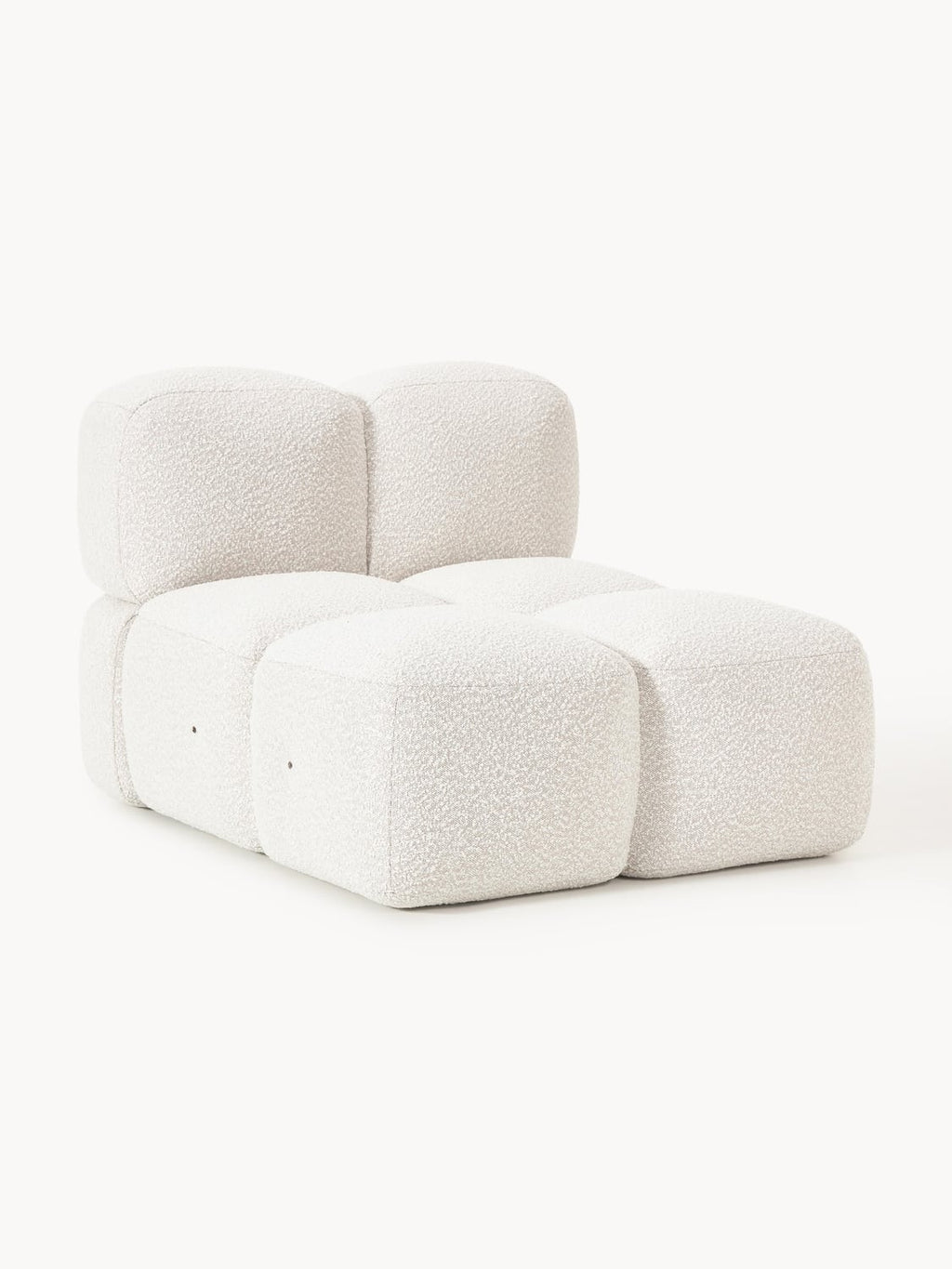 Tayla Middle Module in Bouclé — Off-White