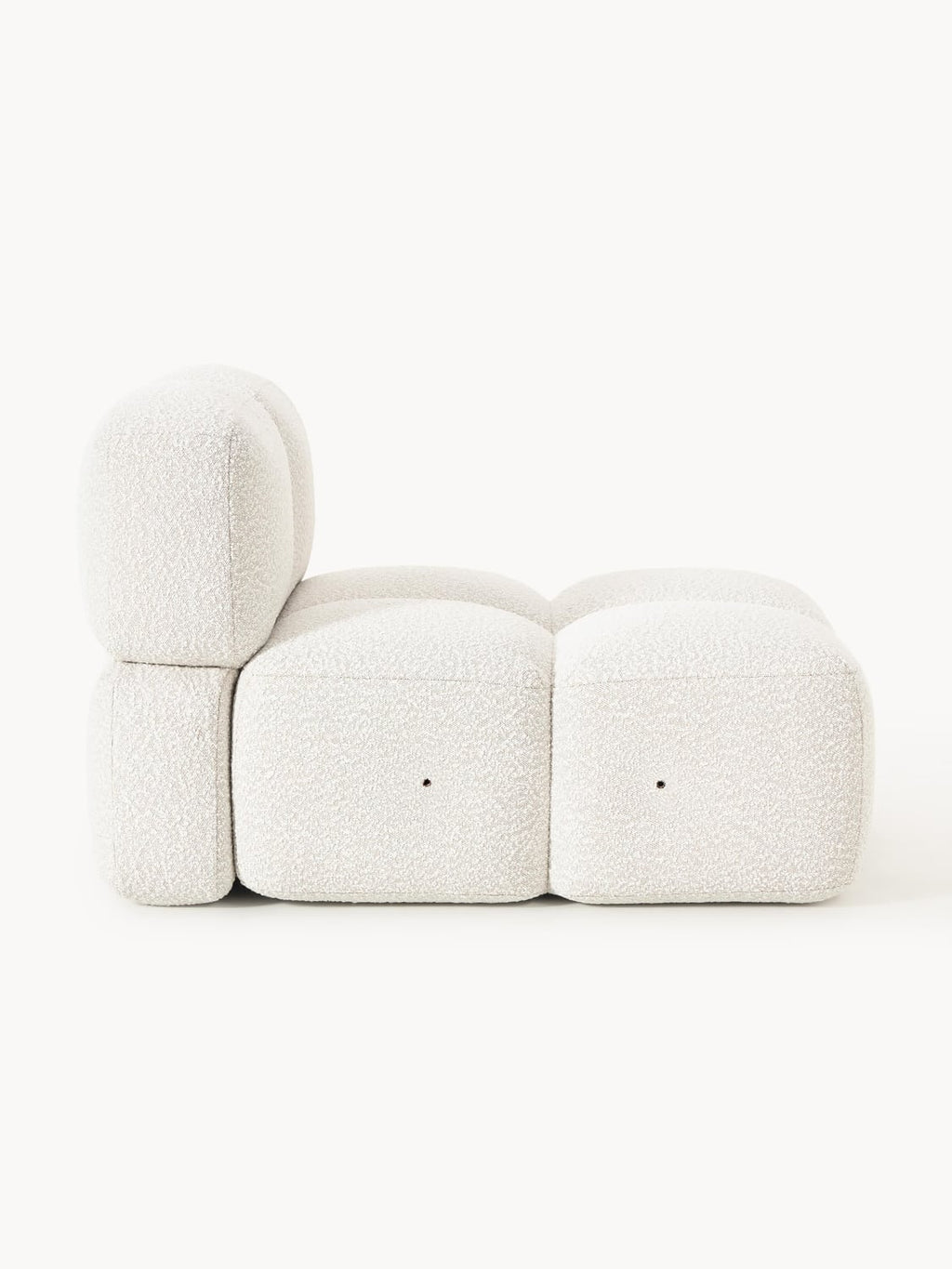 Tayla Middle Module in Bouclé — Off-White