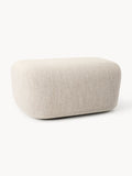 Wolke Large Bouclé Sofa Ottoman — Oatmeal