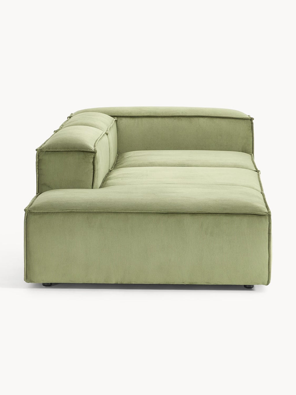 Lennon Modular Ottoman in Corduroy — Taupe