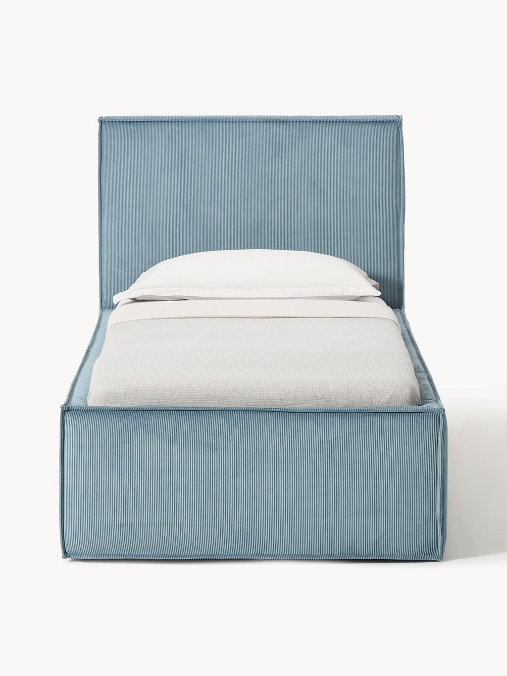 Dream Corduroy-Single Bed with Storage — Lilac