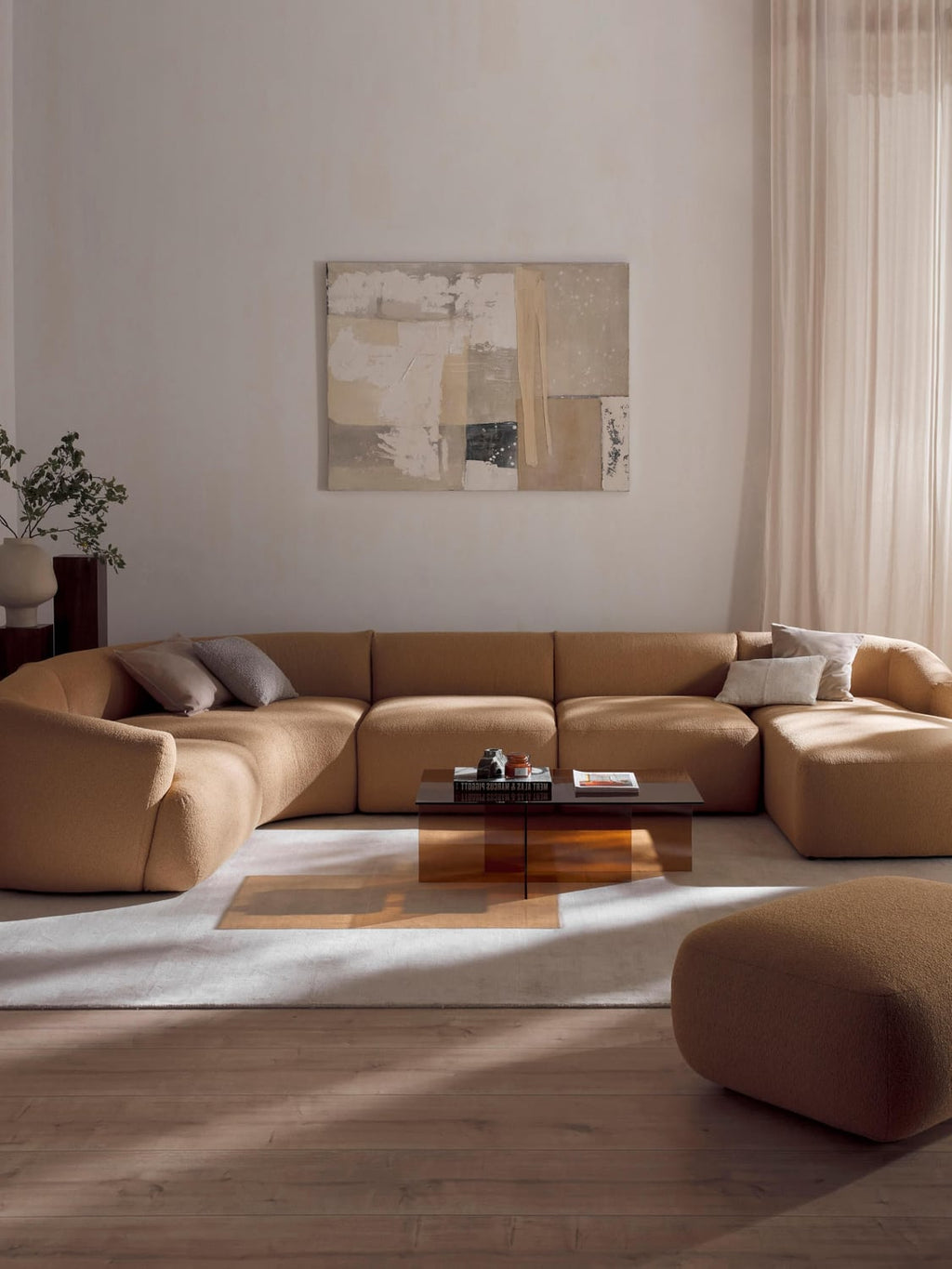 Sofia Modular Bouclé XL Sofa — Sand