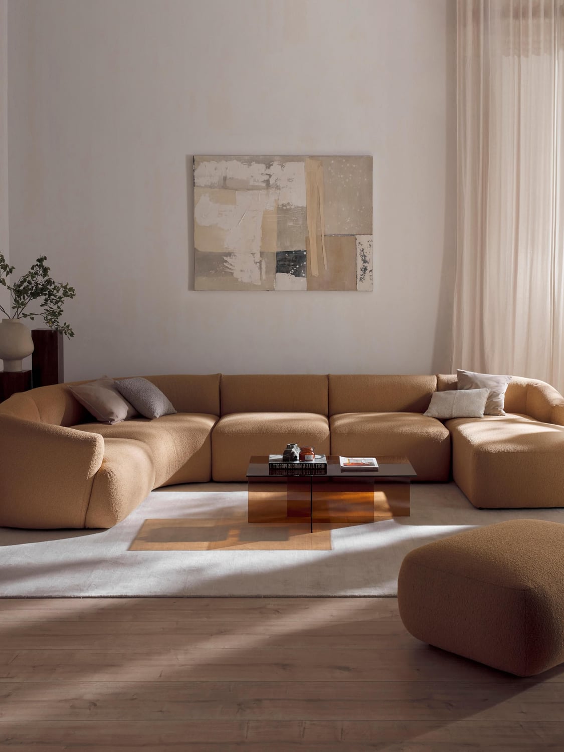 Sofia Modular Bouclé XL Sofa — Sand