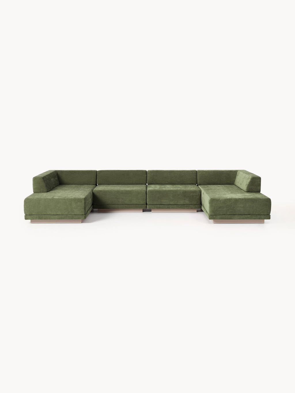 Colin Large Modular Sofa (4-seater) — Khaki