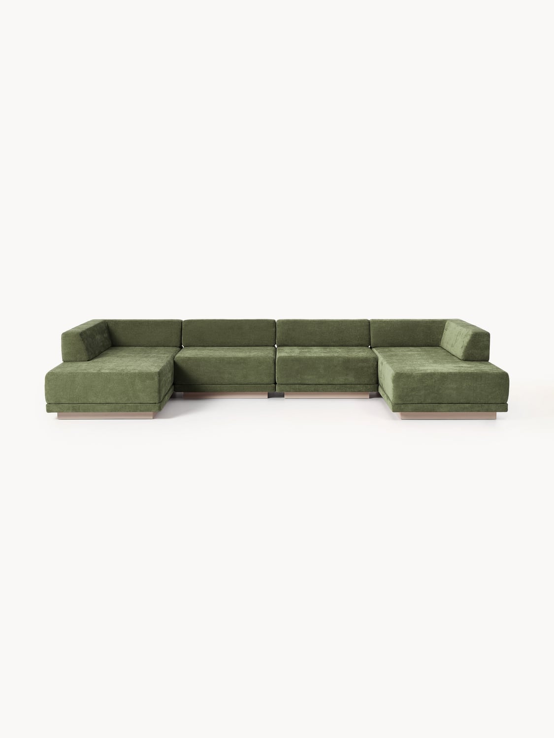 Colin Large Modular Sofa (4-seater) — Khaki