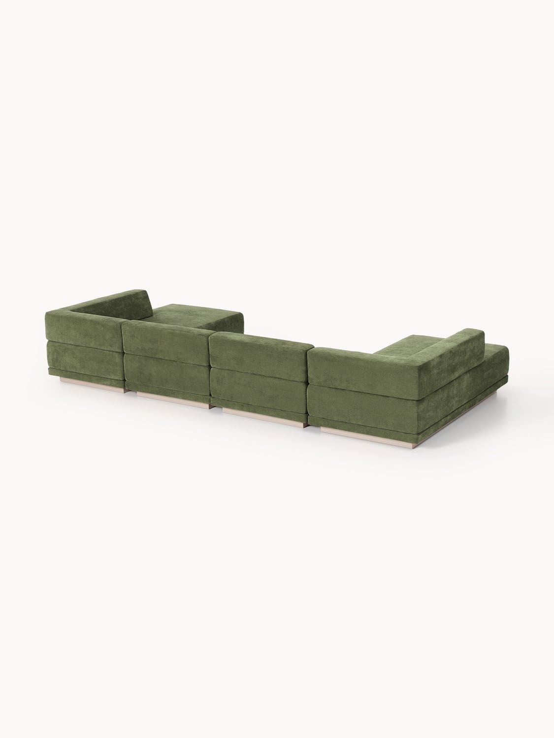 Colin Large Modular Sofa (4-seater) — Khaki
