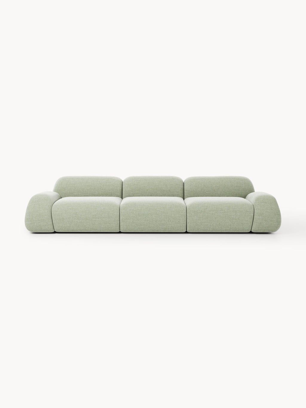Wolke Modular Bouclé Sofa (4-seater) — Oatmeal