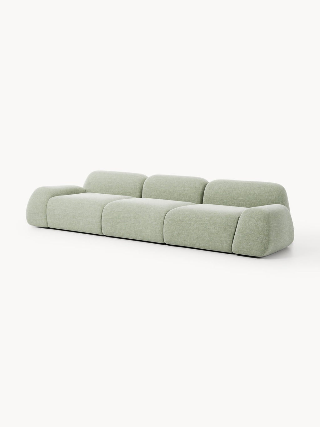 Wolke Modular Bouclé Sofa (4-seater) — Oatmeal