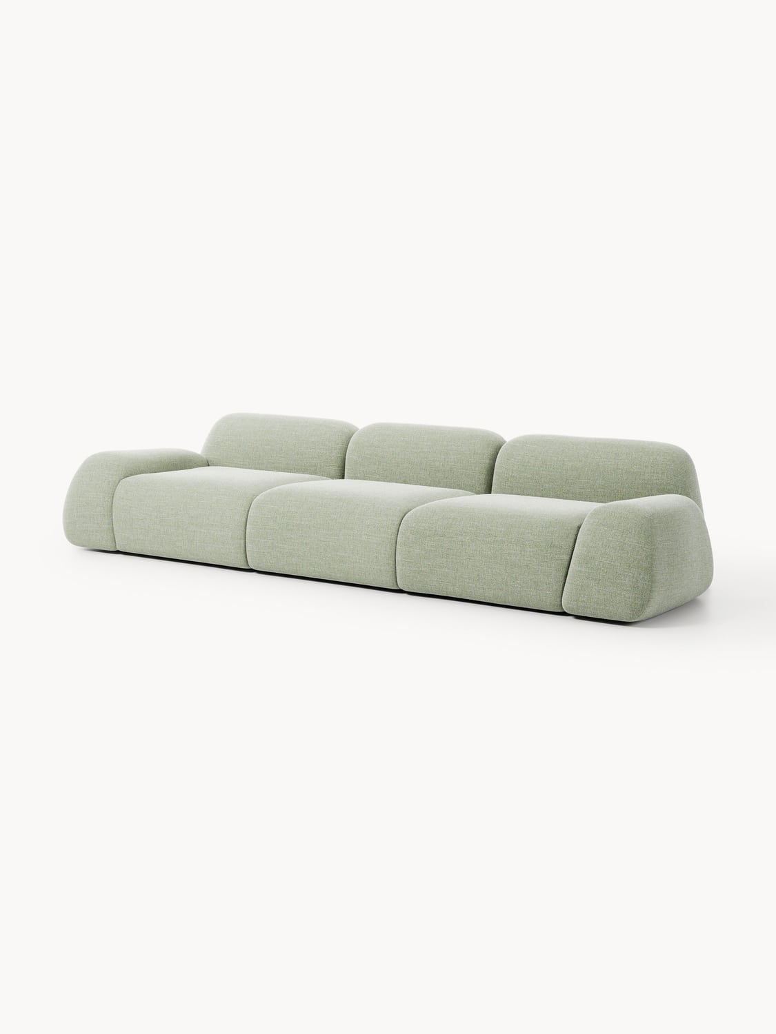 Wolke Modular Bouclé Sofa (4-seater) — Oatmeal