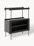 Rio Shelving Unit with Open Storage — Charcoal