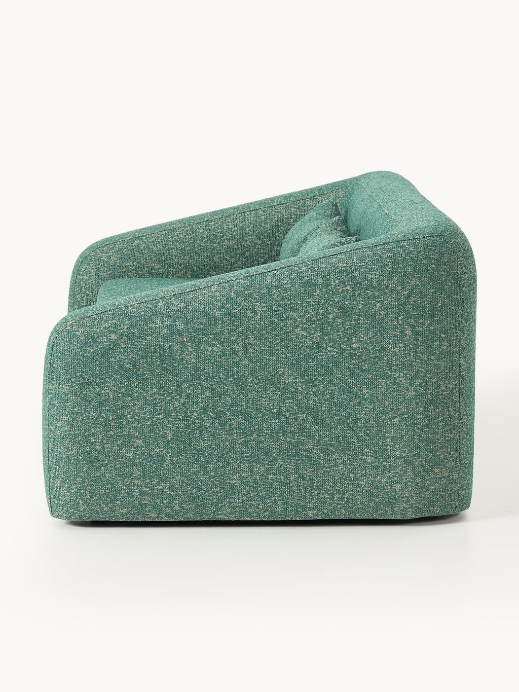 Eliot Bouclé-Sofa Bed (2-seater) — Teal