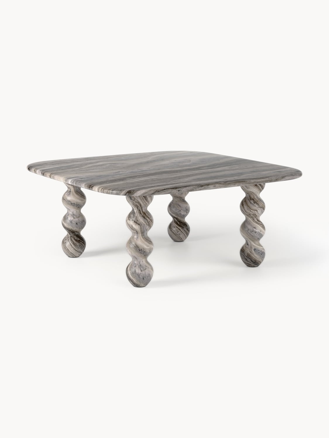 Lyndi Marble-Coffee Table — Oatmeal