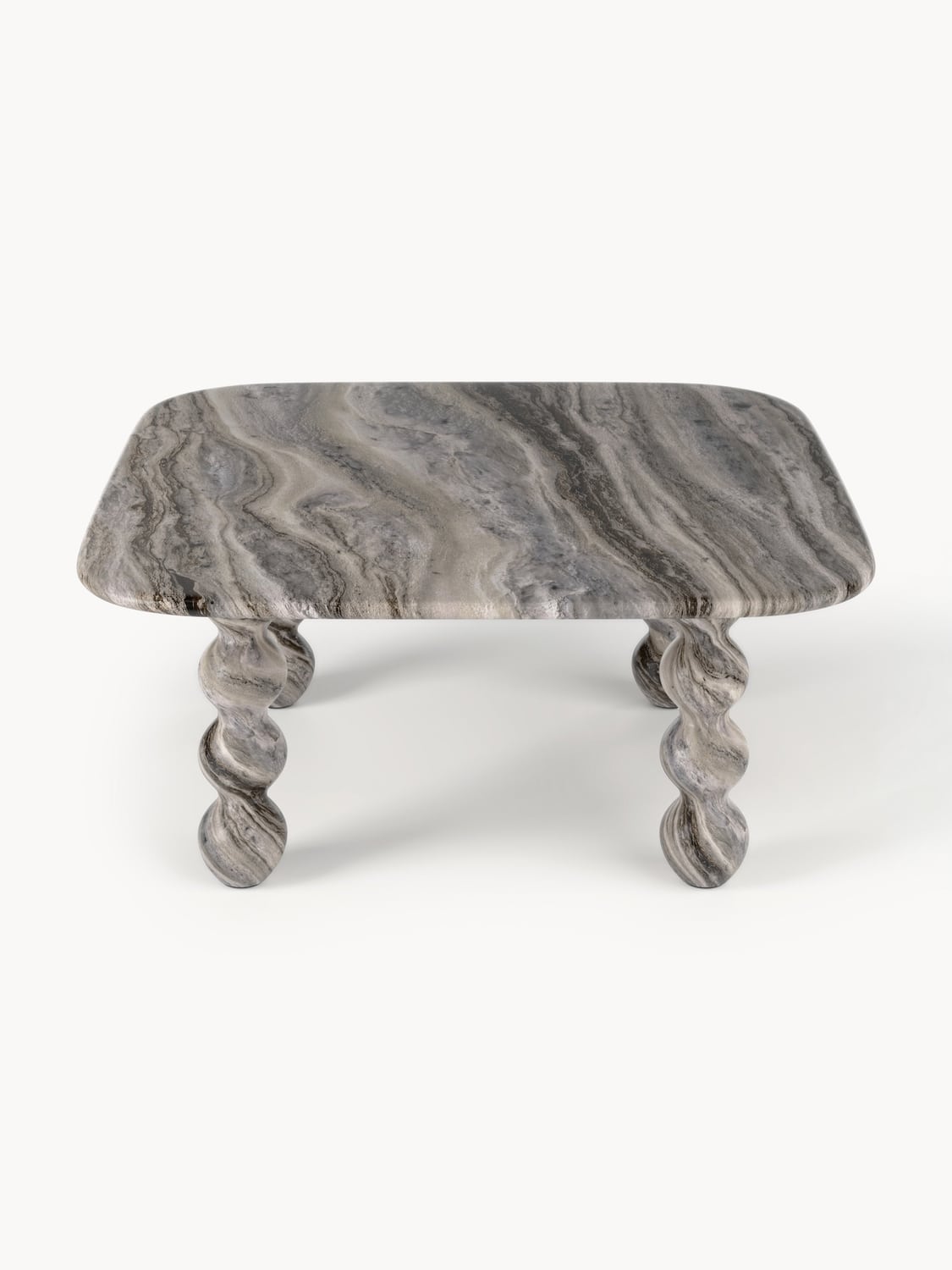 Lyndi Marble-Coffee Table — Oatmeal