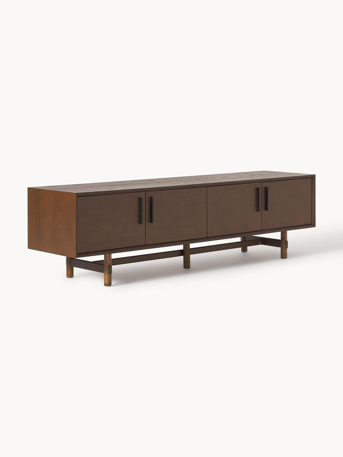Diana Lowboard in Oak — Dark Grey