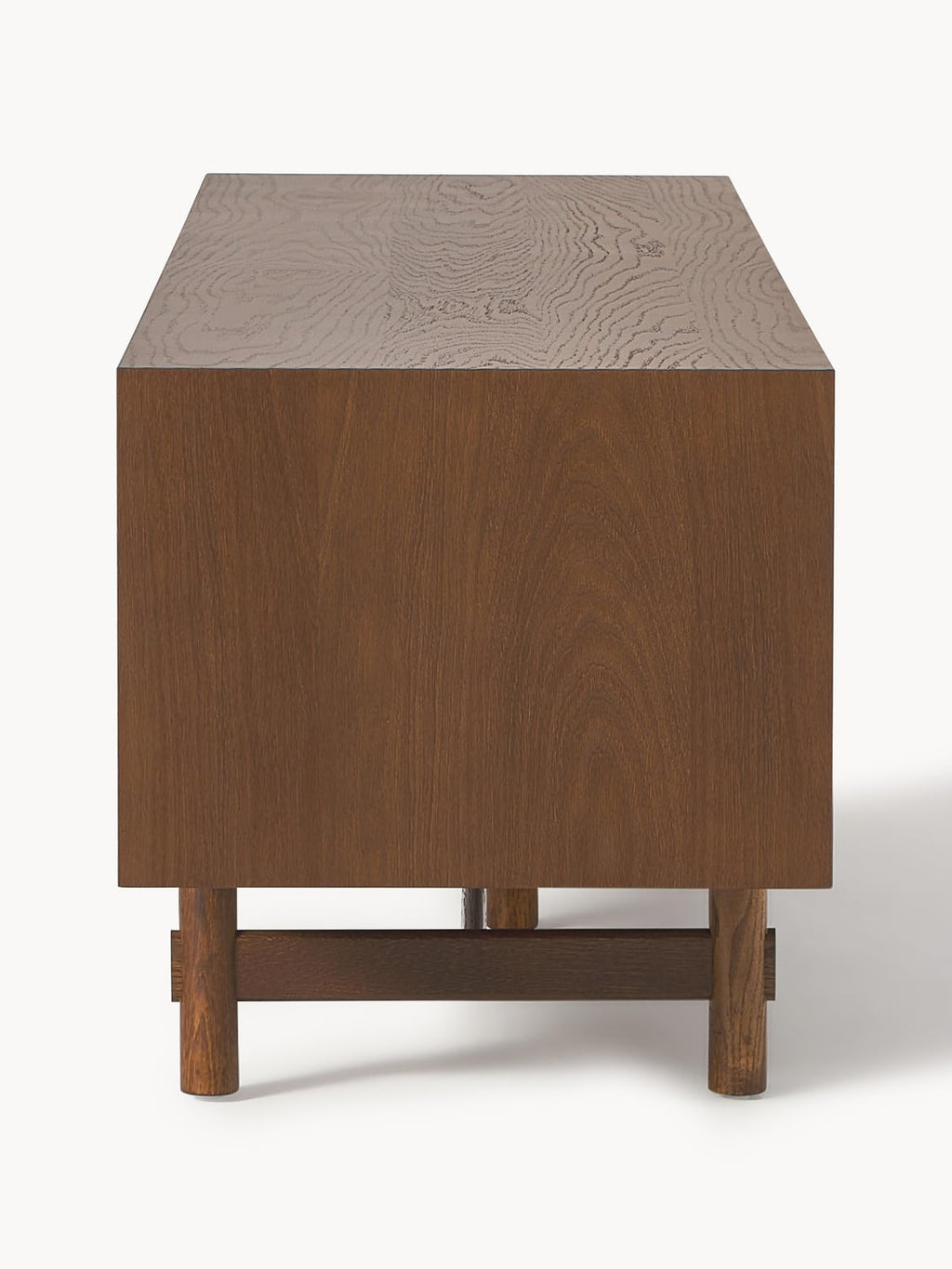 Diana Lowboard in Oak — Dark Grey