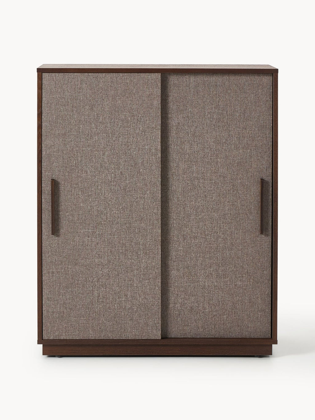Wisp Wood-Highboard with Upholstered Front — Dark Grey