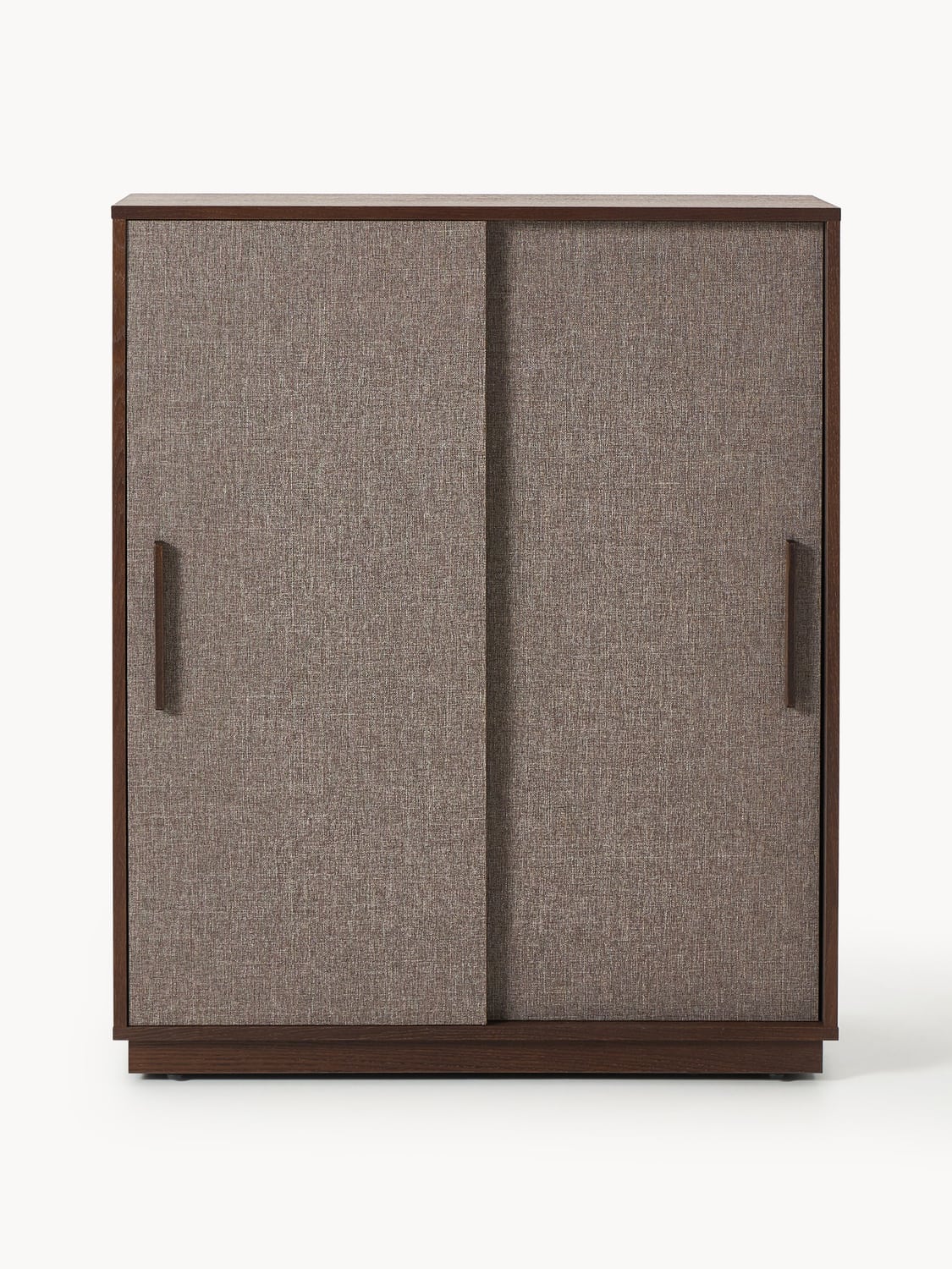 Wisp Wood-Highboard with Upholstered Front — Dark Grey