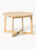 Bennet Extendable Dining Table, 115 - 215 x 75 cm — Oatmeal
