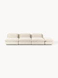 Felix Modular XL Sofa (3-seater) with Ottoman — Blush