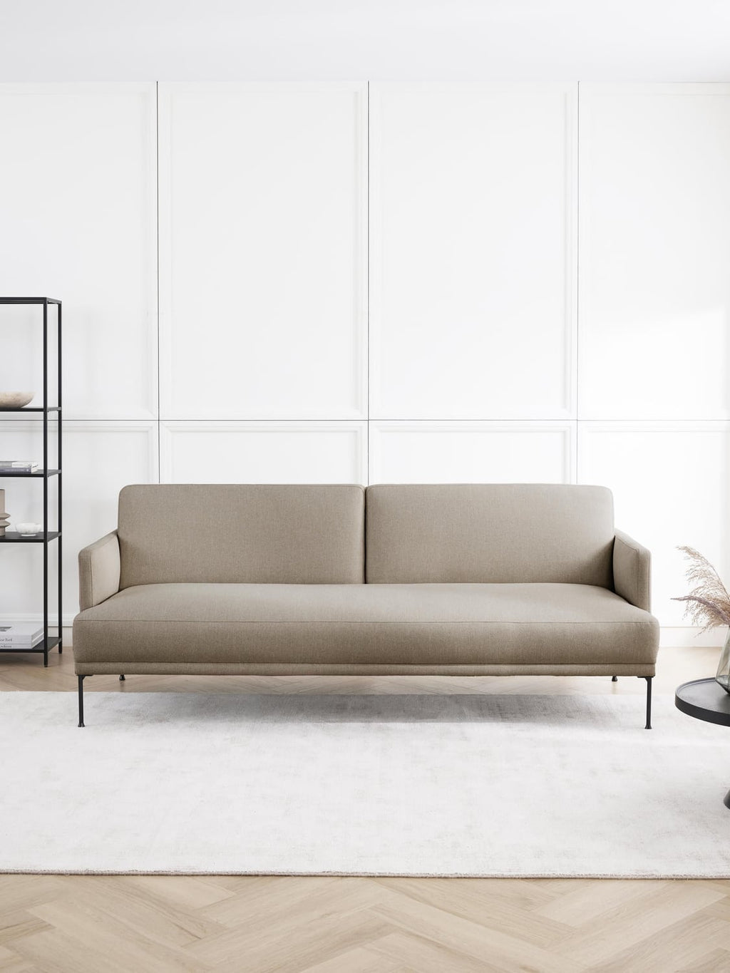 Fluente Sofa Bed (3-seater) — Oatmeal