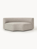 Sofia Round Bouclé Corner Module — Oatmeal