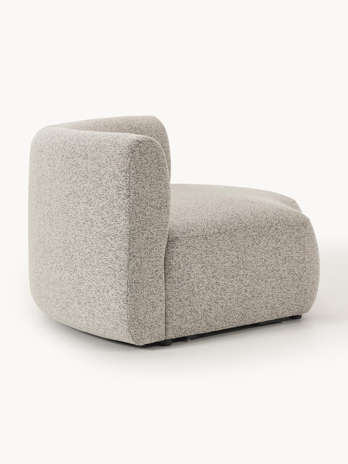 Sofia Round Bouclé Corner Module — Oatmeal