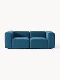 Lena Modular Velvet-Sofa (3-seater) — Petrol