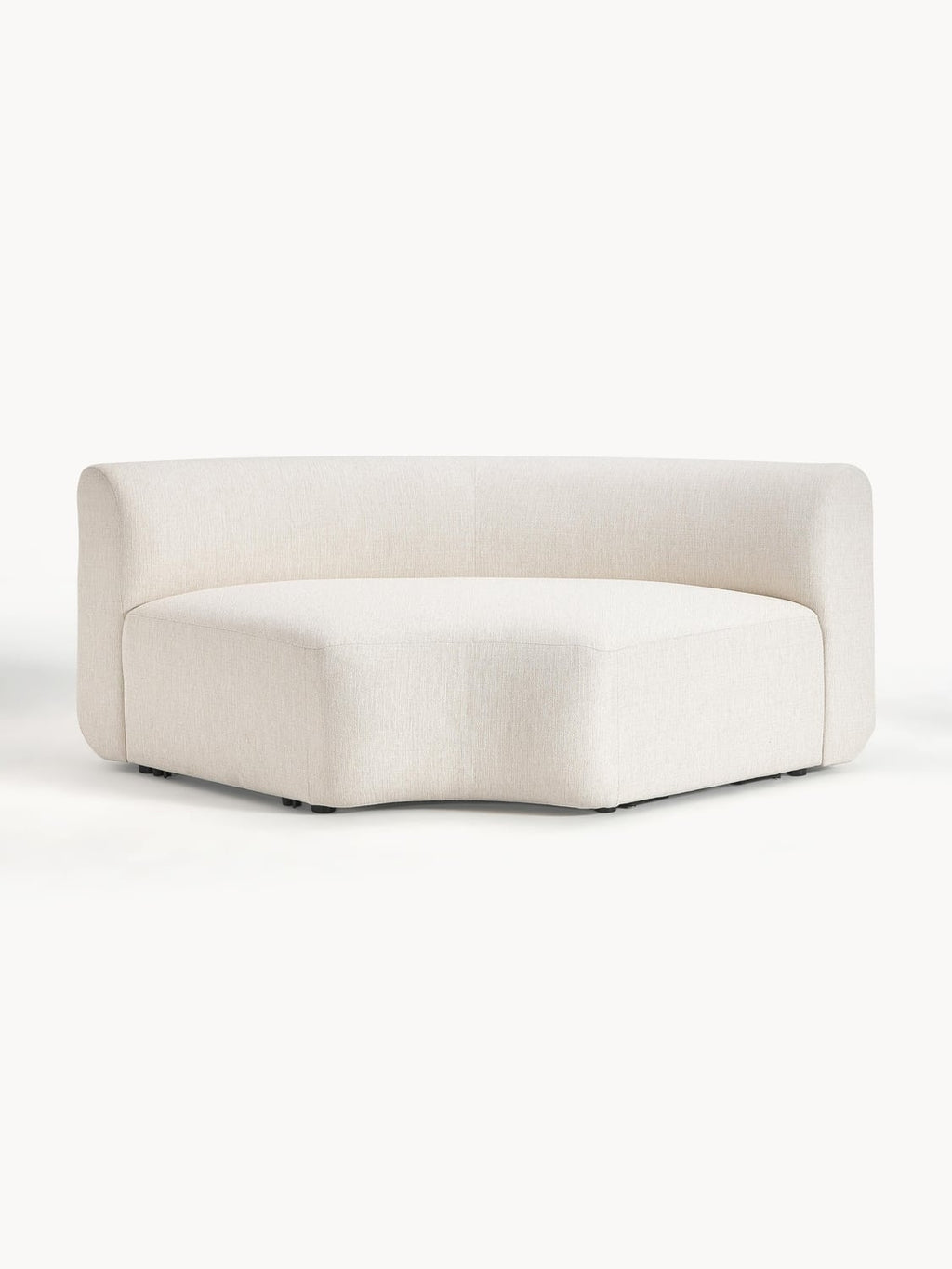 Sofia Round Corner Module — Off-White