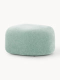 Wolke Oval Sofa Ottoman — Sage