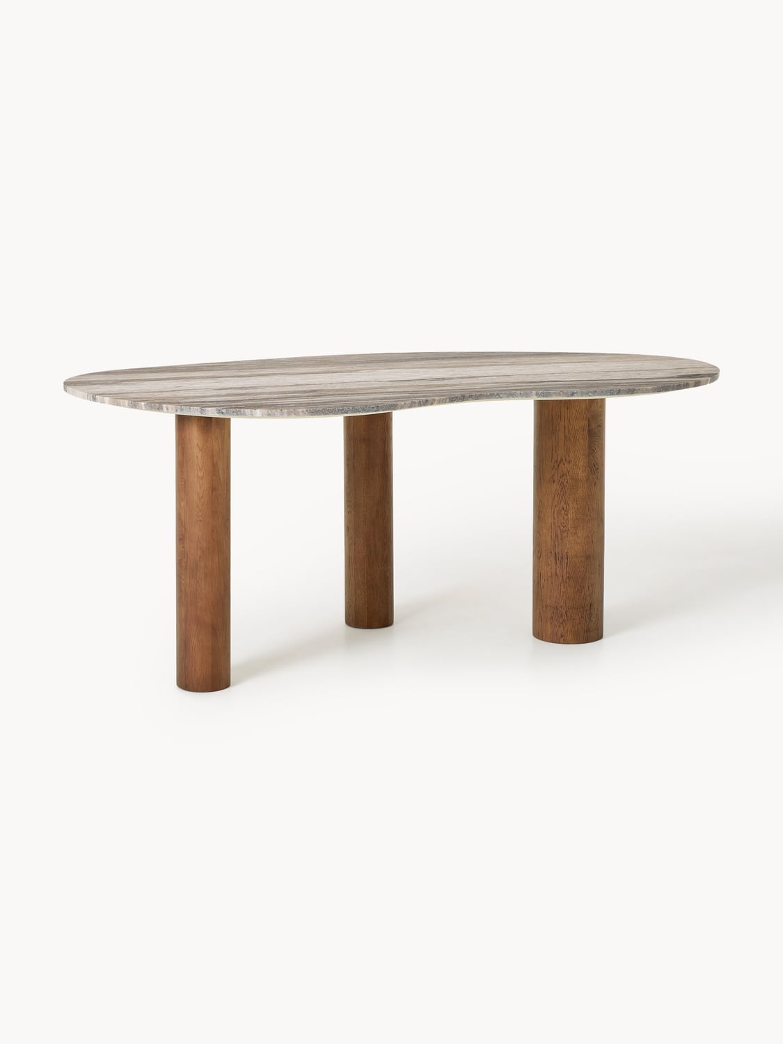 Naruto Marble-Dining Table in Organic Form, in various sizes — Sand