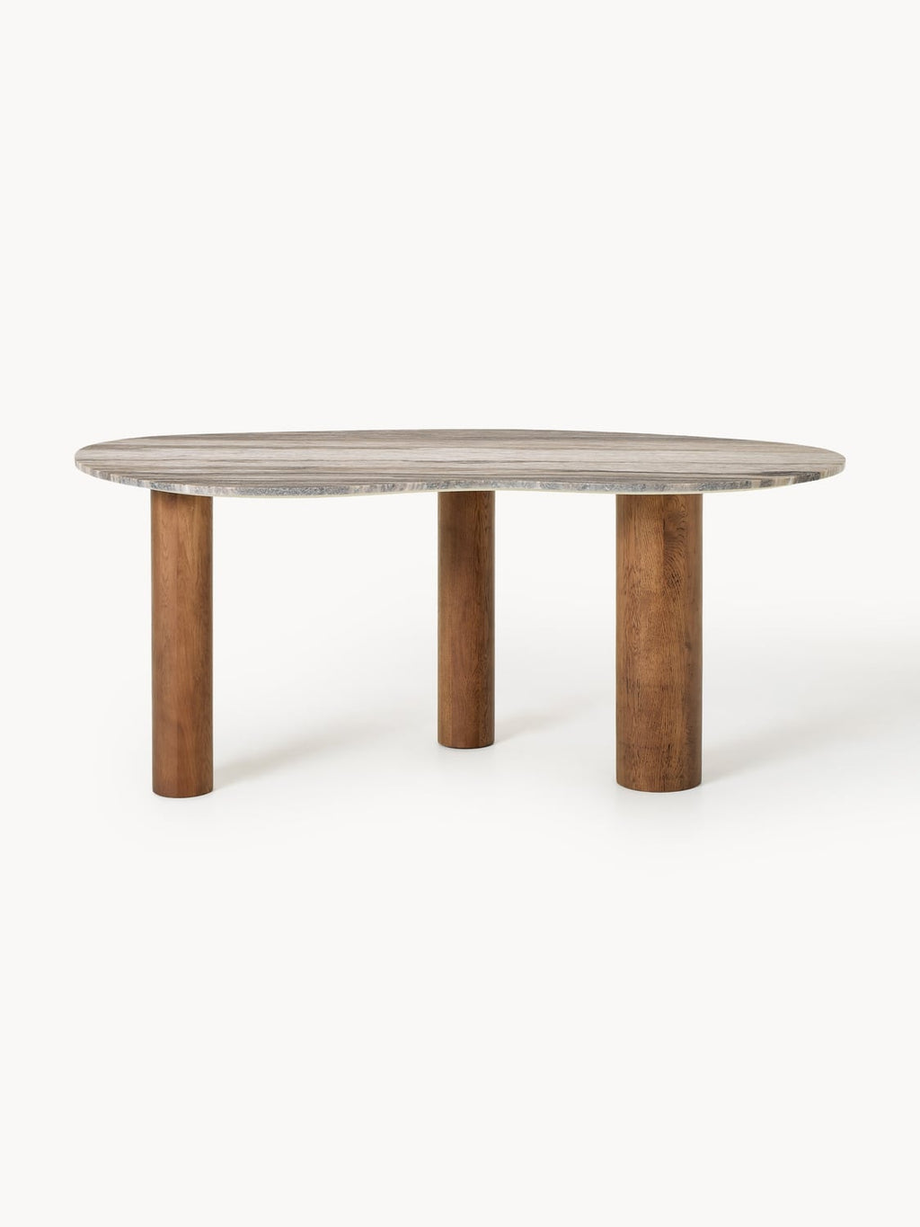 Naruto Marble-Dining Table in Organic Form, in various sizes — Sand