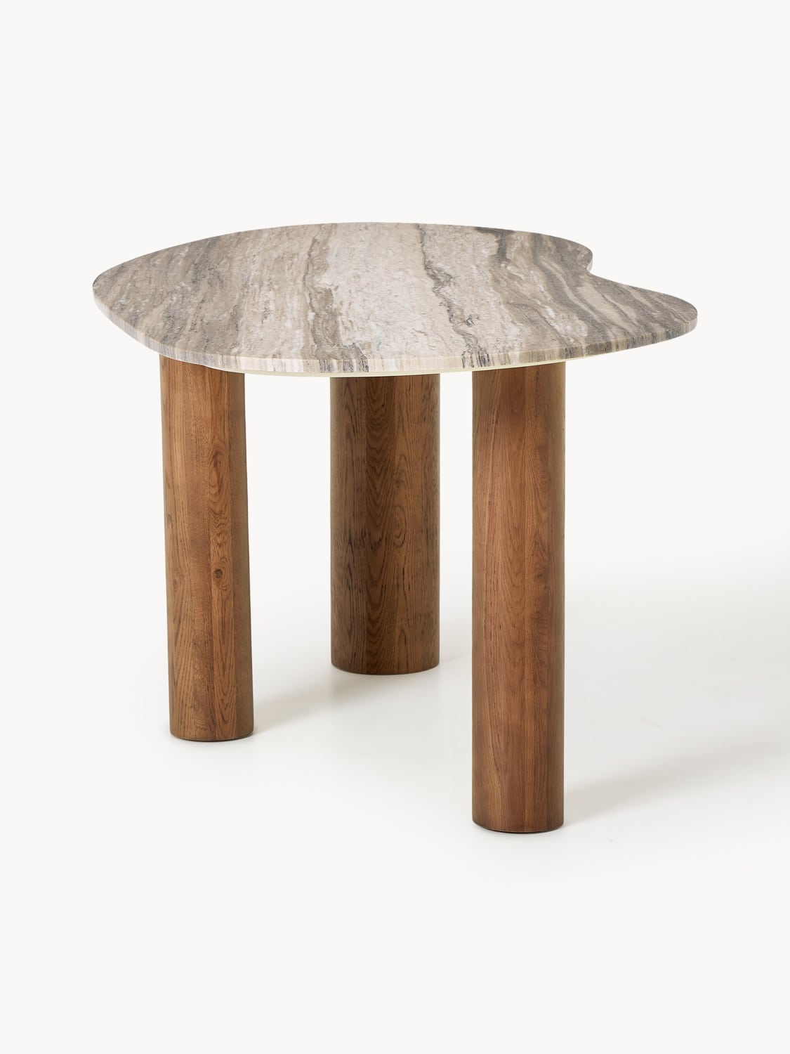 Naruto Marble-Dining Table in Organic Form, in various sizes — Sand