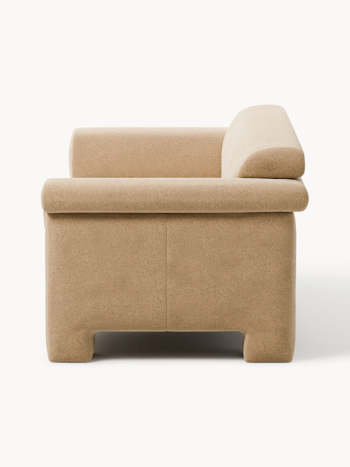 Atlas Bouclé Sofa (2-seater) — Warm Grey